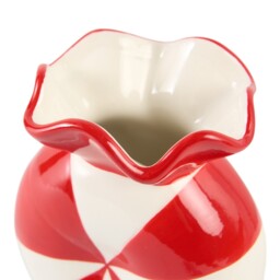 Candy Cane Sweet Vase Red - Wilko - thumbnail 5