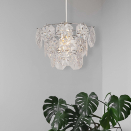 Lighting Collection Clear Textured Acrylic Shade - Size: 19 x 30 x 30cm - Wilko - thumbnail 3