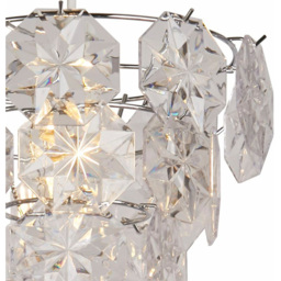 Lighting Collection Clear Textured Acrylic Shade - Size: 19 x 30 x 30cm - Wilko - thumbnail 5