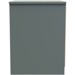 Crowndale New York 2 Drawer Reed Green Bedside Cabinet Ready Assembled - Wilko - thumbnail 5