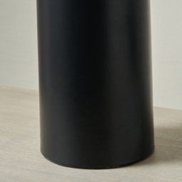 Pacific Lifestyle Oscar Natural Linen Shade Black Metal Structured Table Lamp - Size: 66 x 34 x 34cm - Wilko - thumbnail 5