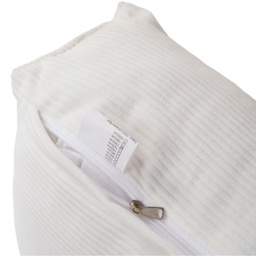 Living and Home Beige Corduroy Wedge Headboard Pillow with Side Pocket 180 x 50cm - Size: 50 x 180 x 20cm - Wilko - thumbnail 4