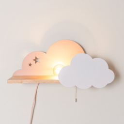 ValueLights Cloud Children's LED Shelf Lamp - Size: 20 x 46 x 12cm - Multi - Wilko - thumbnail 5