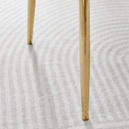 Furniturebox Cesano Set of 2 Grey and Gold Velvet Dining Chair - Wilko - thumbnail 5