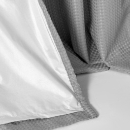 Velosso Waffle Silver Blackout Curtains 137 x 168cm - Size: W 168 x D 137cm - Grey - Wilko - thumbnail 5
