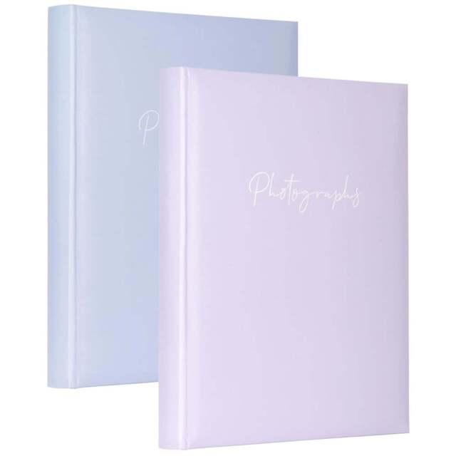 Single Pastel Photo Album 50 Pages in Assorted styles - Size: 27 x 33 x 3cm - Wilko - image 1