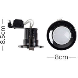 ValueLights Black Chrome Cool White LED Ceiling Downlight 30 Pack - Wilko - thumbnail 5