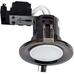 ValueLights Black Chrome Cool White LED Ceiling Downlight 30 Pack - Wilko - thumbnail 1