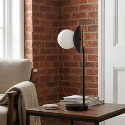 Callisto Table Lamp - Black and Gold - Wilko - thumbnail 6