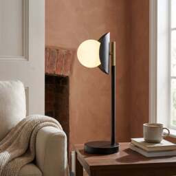Callisto Table Lamp - Black and Gold - Wilko - thumbnail 5