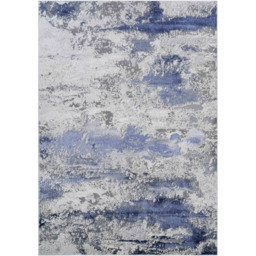 Desire Rugs Onyx Navy Living Room Abstract Area Rug 200 x 290cm - Wilko - thumbnail 1