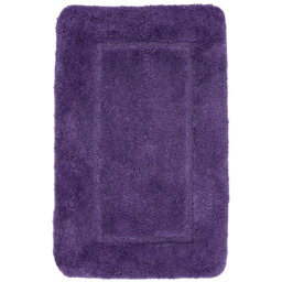 Mayfair Purple Micro Fibre Bath Mat Set - Wilko - thumbnail 4