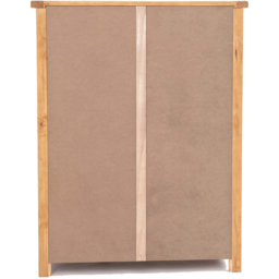 Cabinet Bits Lugo 5 Drawer Brown Brass Drop Handle Chest of Drawers - Wilko - thumbnail 7