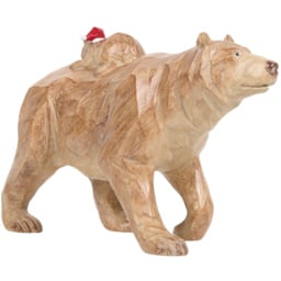 Wood Effect Mother and Baby BearNatural - Amber Charm - Wilko - thumbnail 4