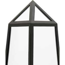 MirrorOutlet The Obelisk Black Metal Edged Mirrored Garden Ornament 150 x 30cm - Size: 150 x 30 x 30cm - Wilko - thumbnail 4