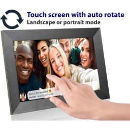 Grouptronics Gallery10 Black WiFi Digital Photo Frame - Size: 10 x 8 Inch - Wilko - thumbnail 4