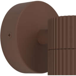 EGLO Tomelloso Rust Outdoor Wall Light - Size: 12 x 11 x 6cm - Brown - Wilko - thumbnail 4