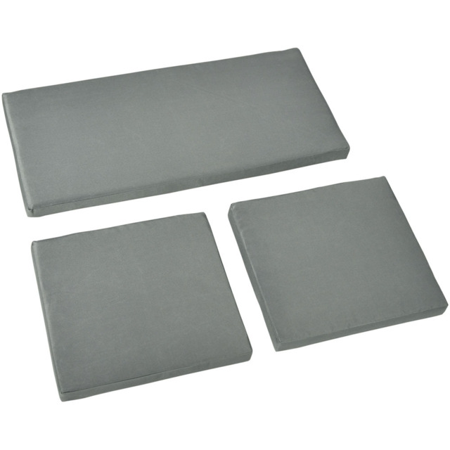 Outsunny Outdoor Seat Cushion Pads Grey - Size: 45 x 12 x 96cm - Wilko - image 1