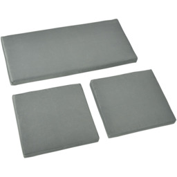 Outsunny Outdoor Seat Cushion Pads Grey - Size: 45 x 12 x 96cm - Wilko