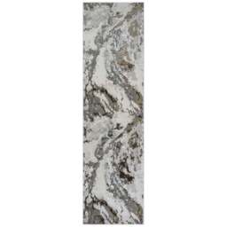 Desire Rugs Picasso Gold Abstract Rug 60 x 220cm - Wilko