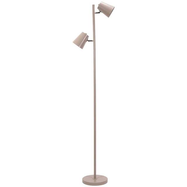 ValueLights Bibi Natural Stone 2 Way Adjustable LED Floor Lamp - Size: 152 x 36 x 22cm - Cream - Wilko - image 1