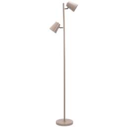 ValueLights Bibi Natural Stone 2 Way Adjustable LED Floor Lamp - Size: 152 x 36 x 22cm - Cream - Wilko