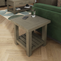 FWStyle Saltash Reclaimed Pine Side Table - Brown - Wilko - thumbnail 7