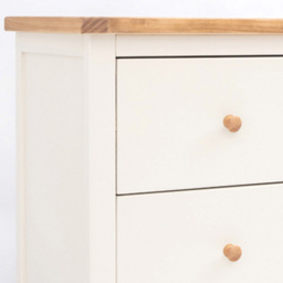 Cabinet Bits Castelli 6 Drawer White Wood Knob Chest of Drawers - Wilko - thumbnail 6