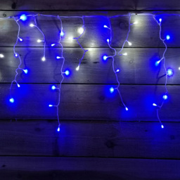 Premier IcicleBrights 300 Light Blue and White LED String Light 7.5m - Size: 50 x 750 x 20cm - Multi Coloured - Wilko