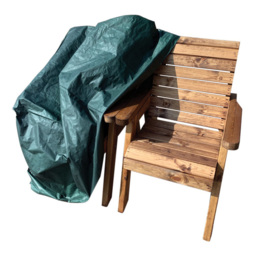 Charles Taylor 2 Seater Angled Companion Seat with Green Cushions - Wilko - thumbnail 5