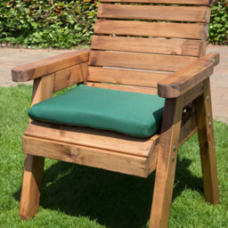 Charles Taylor 2 Seater Angled Companion Seat with Green Cushions - Wilko - thumbnail 4