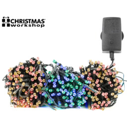 The Christmas Workshop 600 Multicolour LED String Light - Wilko - thumbnail 4