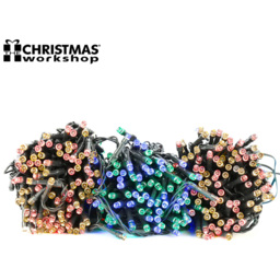 The Christmas Workshop 600 Multicolour LED String Light - Wilko - thumbnail 3