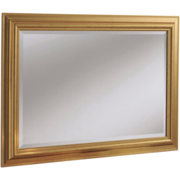 Yearn Gold Bevelled Framed Wall Mirror 91 x 66cm - Wilko