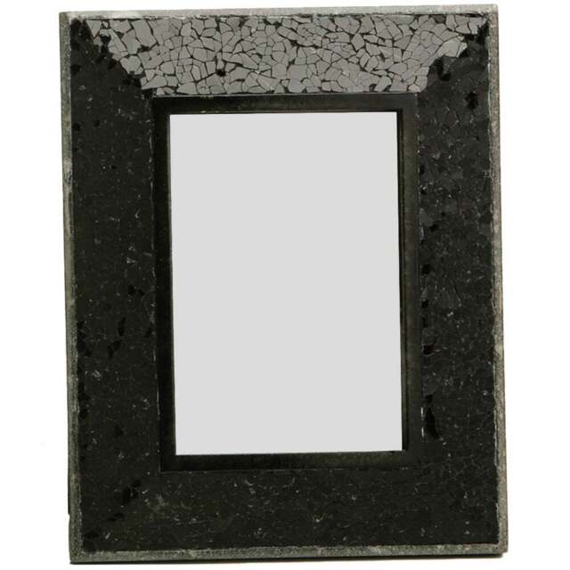 Premier Housewares 2300658 Black Glass Photo Frame 5 x 7inch - Size: 7 x 5 Inch - Wilko - image 1