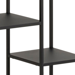 Florence Newcastle 7 Shelf Matt Black Asymmetrical Bookcase - Furniture To Go - Wilko - thumbnail 7