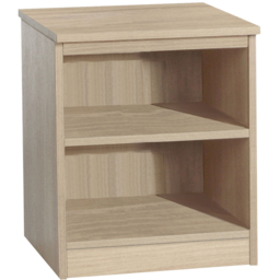 R White Cabinets 2 Shelf Brown Desk Height Wide Bookcase - Size: 72.8 x 60 x 54cm - Wilko - thumbnail 3