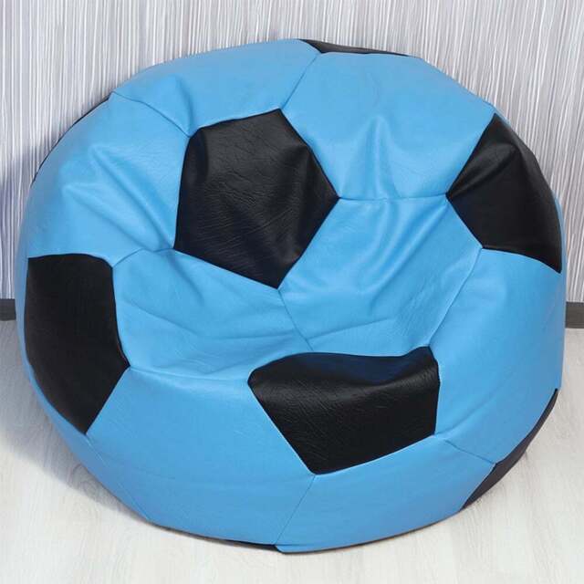 Kaikoo Blue Football Beanbag - Size: 70 x 70 x 70cm - Wilko - image 1