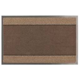 JVL Miracle Brown Barrier Door Mat 40 x 60cm - JVL Homewares - Wilko