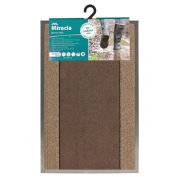 JVL Miracle Brown Barrier Door Mat 40 x 60cm - JVL Homewares - Wilko - thumbnail 3