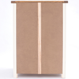 Cabinet Bits Lovere 5 Drawer White Chrome Cup Handle Chest of Drawers - Wilko - thumbnail 7
