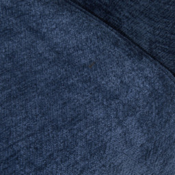 Living and Home Blue Chenille Upholstered Accent Chair with Lumbar Pillow - Size: Single - Wilko - thumbnail 6