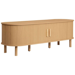 Birlea Axel Fluted Oak TV Unit - Size: 48 x 140 x 45cm - Brown - SleepSoul - Wilko - thumbnail 3