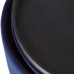GFW Leylani Midnight Blue Tray Table Storage Stool - Size: 37 x 56 x 56cm - Wilko - thumbnail 6