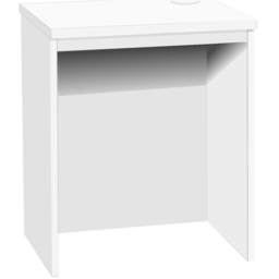 R White Cabinets Small Laptop Desk White - Size: 72.8 x 60 x 54cm - Wilko - thumbnail 3