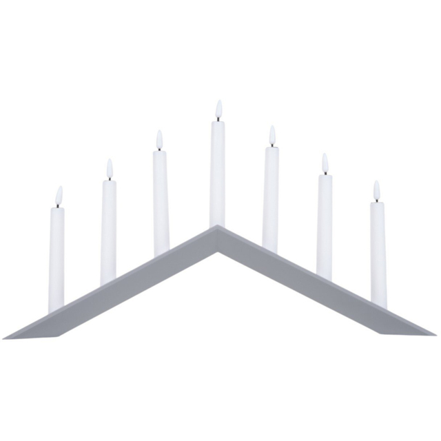7 LED Candle Bridge Grey - Wilko - image 1