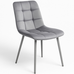 Kosy Koala Arrow 6 Seater Velvet Dining Table Grey and Charcoal - Dark Grey - Wilko - thumbnail 4