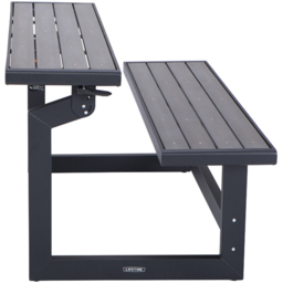 Lifetime Products Convertible Bench Harbor Grey - Size: 74 x 78.5 x 123.2cm - Wilko - thumbnail 7