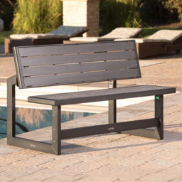 Lifetime Products Convertible Bench Harbor Grey - Size: 74 x 78.5 x 123.2cm - Wilko - thumbnail 1