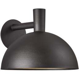 Nordlux Arki 35 Black Wall Light - Size: 27.6 x 35 x 27.6cm - Wilko